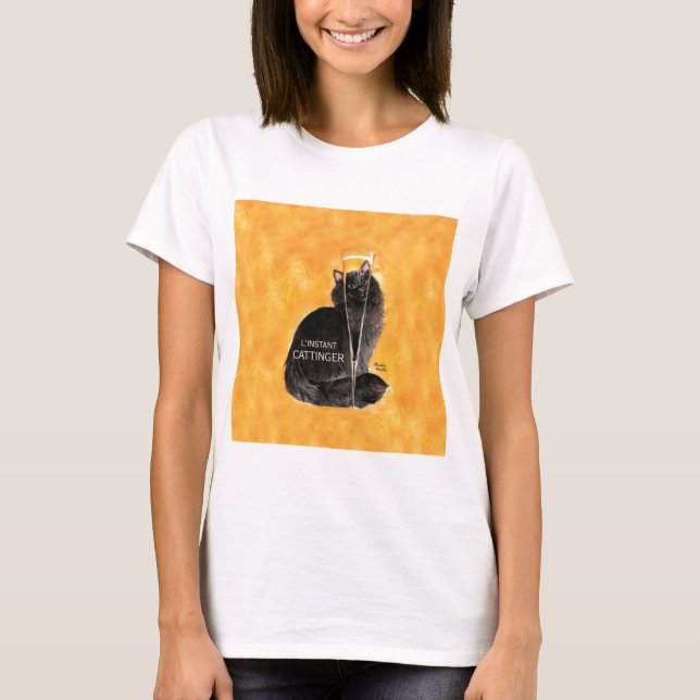 Camiseta Gato de Champagne (Frente)
