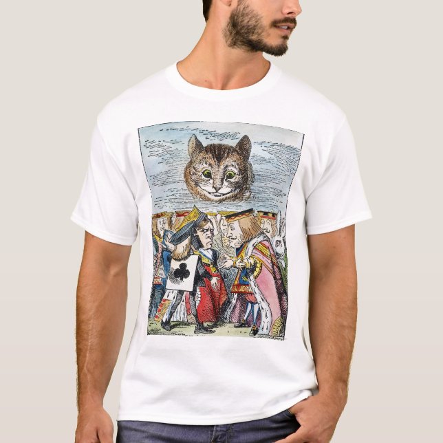 Camiseta Gato de Cheshire, 1865 (Frente)