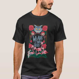 Camiseta Gato de Cheshire Alice no País das Maravilhas Des