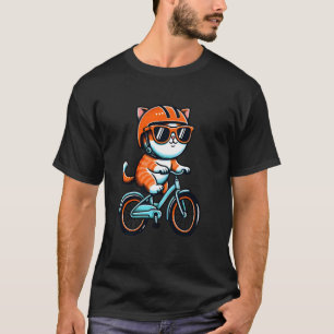 Camiseta Gato de Ciclismo Bicicleta