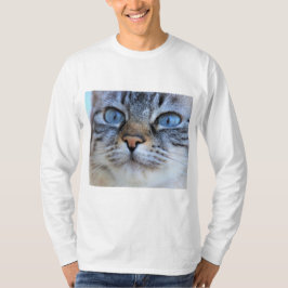 Camiseta Gato de cinza