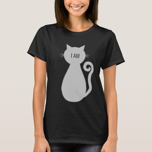 Camiseta Gato de Cinzas Personalizadas (Frente)