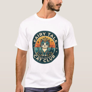 Camiseta Gato de Conto de Fadas Design de Gatinho Fofo - Ga