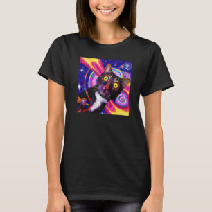 Camiseta Gato de cor brilhante, arte adorável, gatinho Prem