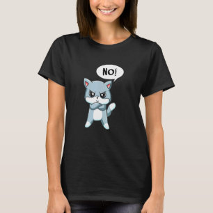 Camiseta Gato de declaração irado