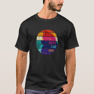 Camiseta Gato de Dia de os pais do Pai de Gato de Retragem