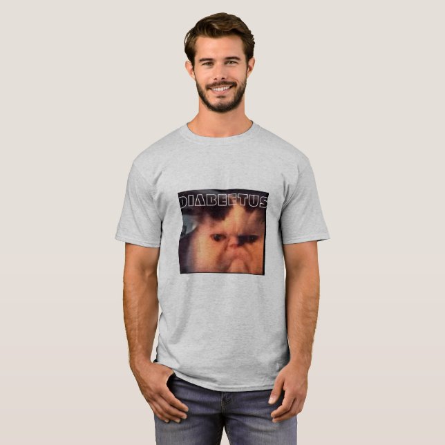 Camiseta Gato de Diabeetus (Frente Completa)