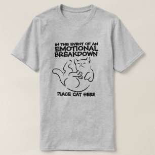 Camiseta Gato de Divisão Emocional