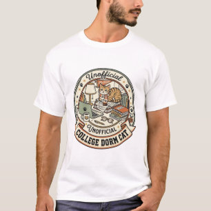 Camiseta Gato de Dormitório Universitário Gato de Dormitóri