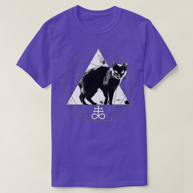 Camiseta Gato de enxofre soterético (Frente do Design)