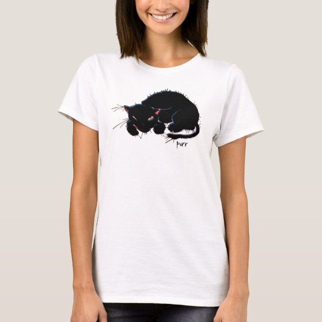 Camiseta Gato de escruffy (Frente)