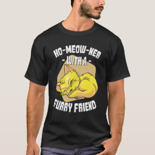 Camiseta Gato de Festa de Inauguração