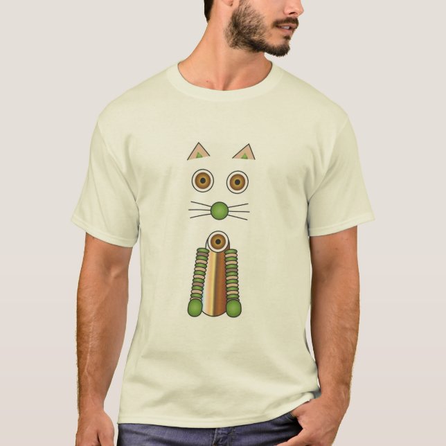 Camiseta Gato de Floresta (Frente)