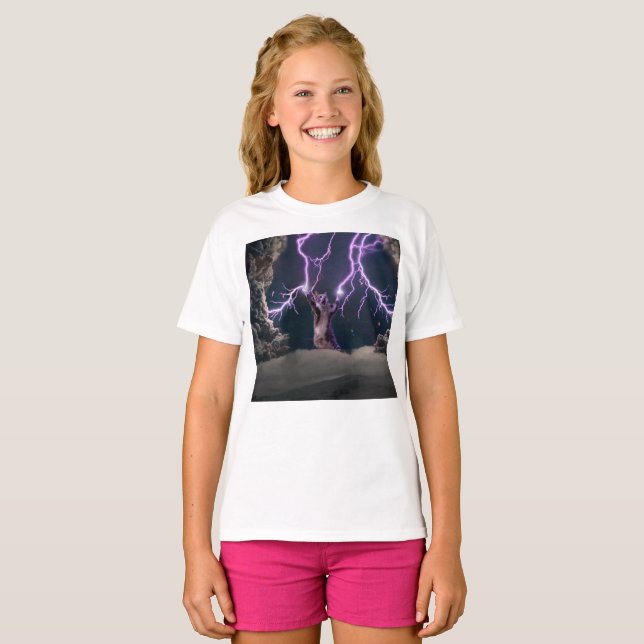 Camiseta Gato de gargalo (Frente Completa)