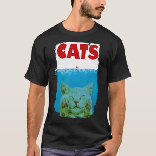 Camiseta Gato de Gatinho e Rato de Paródia de Gato Pets