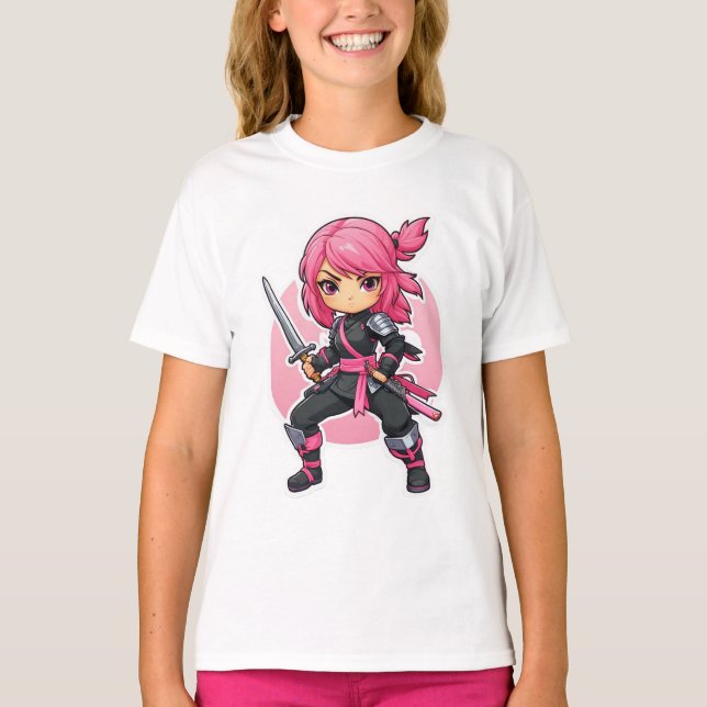 Camiseta Gato de Gatinho Rosa Gelado (Frente)