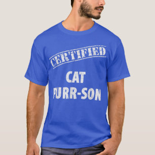 Camiseta Gato De Gato Certificado Purson Funny Pun Para Gat