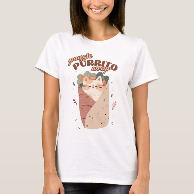 Camiseta Gato de Gato de Grito Purrito Purrito (Frente)