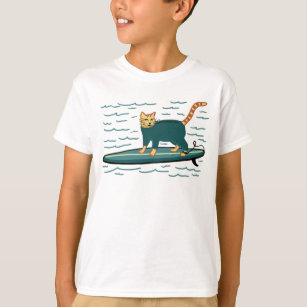 Camiseta Gato de Gato de Navegação