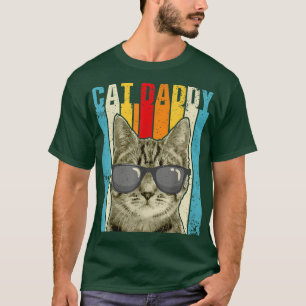 Camiseta Gato De Gato De Pai Vintage Gato De Gato Engraçado