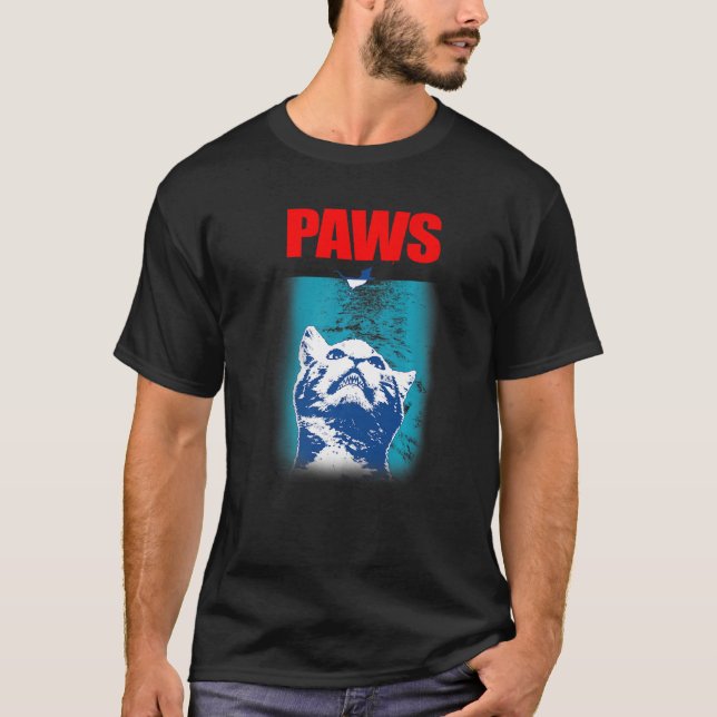 Camiseta Gato de Gato de Pata e Rato com Paródia Ideia pres (Frente)
