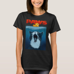 Camiseta Gato De Gato Gato De Pata De Borracha Amarelo