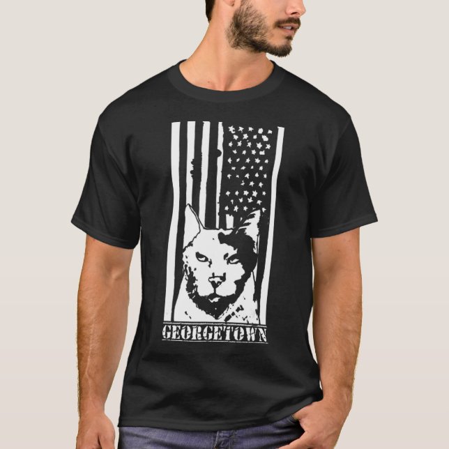 Camiseta Gato de Georgetown (Frente)