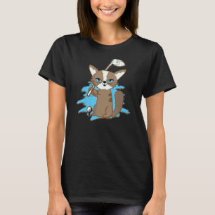 Camiseta Gato de golfe jogador de golfe tacos de golfe Putt