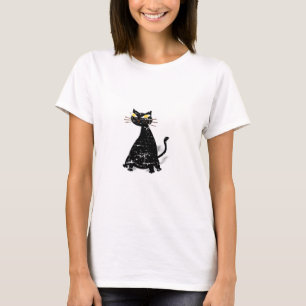 Camiseta Gato de Gordura Preto