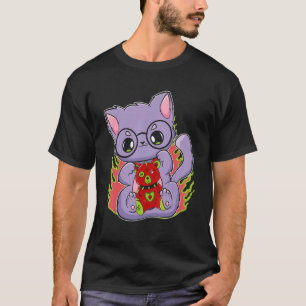 Camiseta Gato De Gótico De Pastel Com Urso De Teddy Para Ve