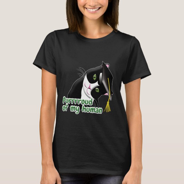 Camiseta Gato de Graduação (Frente)