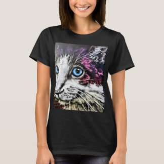 Camiseta Gato de grafite