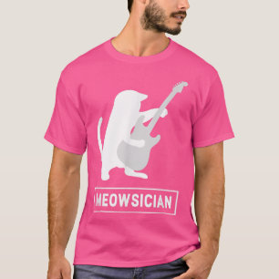 Camiseta Gato de guitarra guitarrista Kitten Music Lover