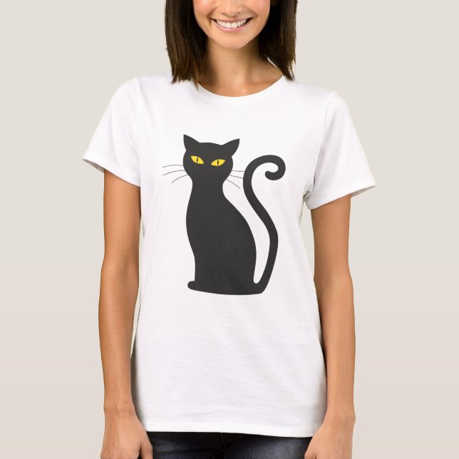 Camiseta Gato de Halloween (Frente)