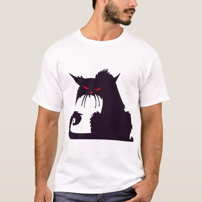 Camiseta Gato de Halloween (Frente)