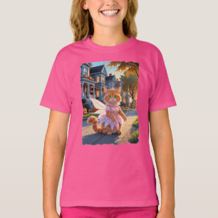 Camiseta Gato de Halloween da Princesa Fada!