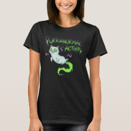 Camiseta Gato de Halloween de Atividade Puranormal