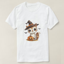 Gato de Halloween Fofo com Abóbora