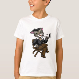 Camiseta Gato de Hollywood
