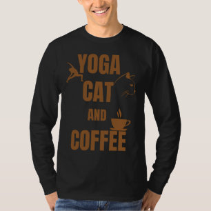 Camiseta Gato De Ioga E Café 2
