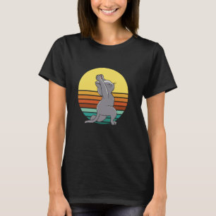 Camiseta Gato de ioga, gato de meditação