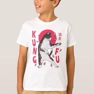 Camiseta Gato de Kung Fu