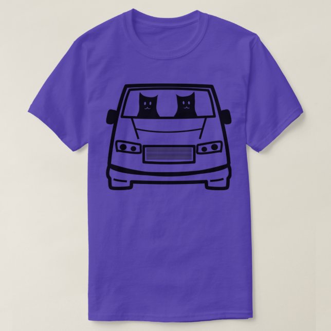 Camiseta Gato de logística (Frente do Design)
