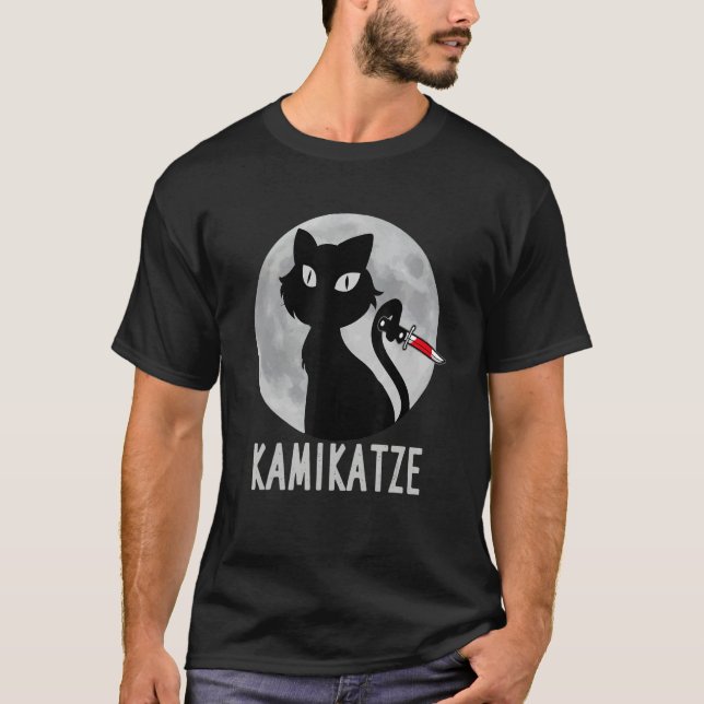 Camiseta Gato de Lua de Knife Gato de Cami (Frente)