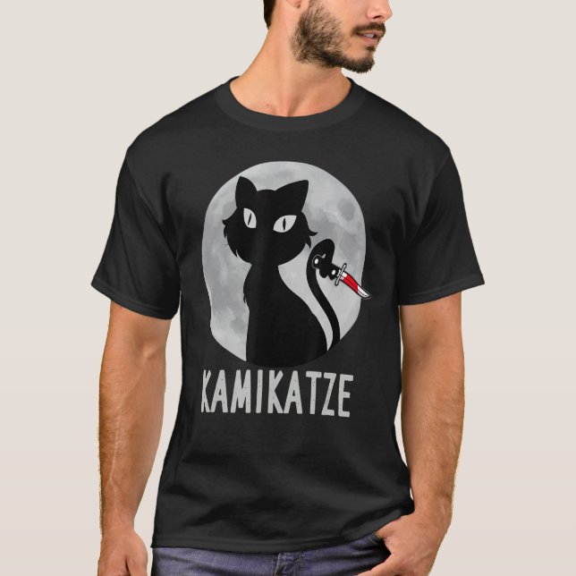 Camiseta Gato de Lua de Knife Gato de Cami (Frente)