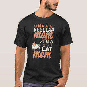 Camiseta Gato de Mãe Gato Mãe Gato Roupa De Gato