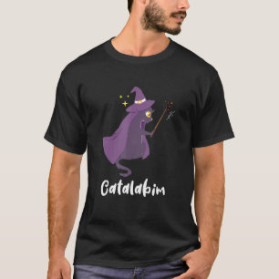 Camiseta Gato de Mágico Gato com Mágica Wand Catalabim