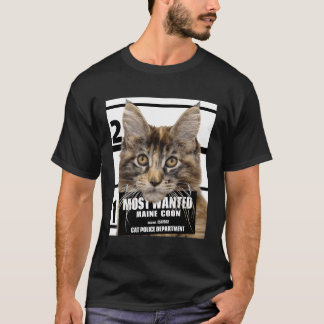 Camiseta Gato De Maine Mais Desejado Gato Engraçado Gato En