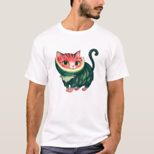 Camiseta Gato de Melancia
