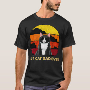 Camiseta Gato De Mente Com Óculos De Sol Melhor Pai De Gato